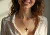 collier croix élégant