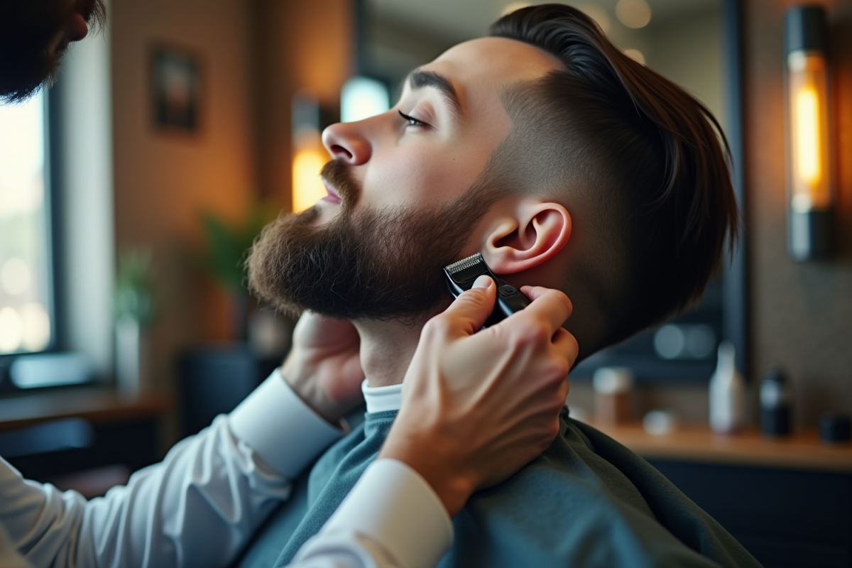 barbe  coupe